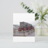 Zug alt postkarte (Stehend Vorderseite)