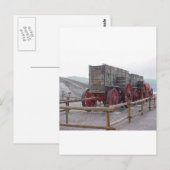 Zug alt postkarte (Vorne/Hinten)
