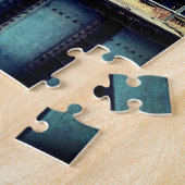 Zug , am Bahnhof Leeds. Puzzle (Seite)
