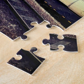 Zug , am Bahnhof Leeds. Puzzle (Seite)