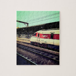 Zug , am Bahnhof Leeds. Puzzle