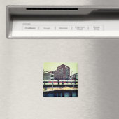 Zug am Bahnhof Magnet (In Situ (Geschirrspüler))