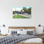 Zug Ankunft bei Boyes Hot Springs Leinwanddruck (Insitu (Schlafzimmer))