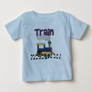 Zug auf Bahn Baby T-shirt