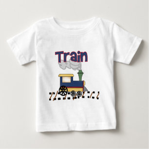 Zug auf Bahn Baby T-shirt