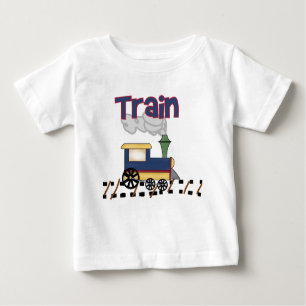 Zug auf Bahn Baby T-shirt