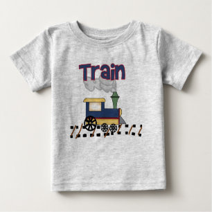 Zug auf Bahn Baby T-shirt