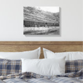 Zug auf Burlington und Missouri Leinwanddruck (Insitu (Schlafzimmer))