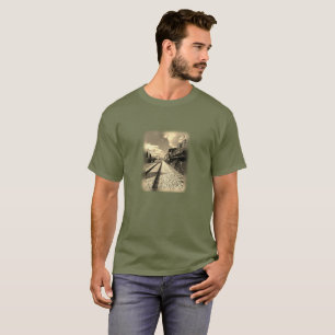 Zug auf den Schienen T-Shirt