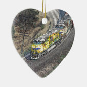 Zug auf der Tehachapi Schleife Keramik Ornament (Rechts)