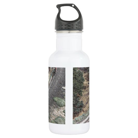 Zug auf der Tehachapi Schleife Trinkflasche (Rückseite)