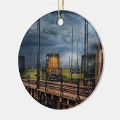 Zug - Auf der Turntable Keramikornament (Links)