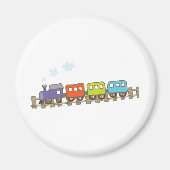 Zug auf Schiene Magnet (Vorne)