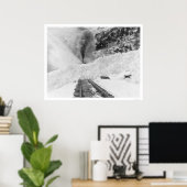 Zug Avalanche Alaska 1916 Poster (Heimbüro)