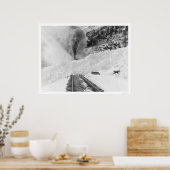 Zug Avalanche Alaska 1916 Poster (Küche)