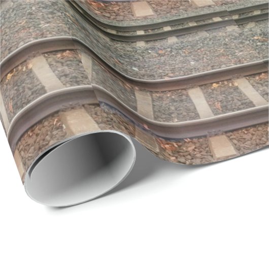 Zug-Bahnen, Eisenbahn Geschenkpapier (Rolleneckpunkt)