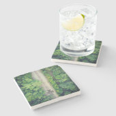 Zug-Bahnen Steinuntersetzer (Seitenansicht)