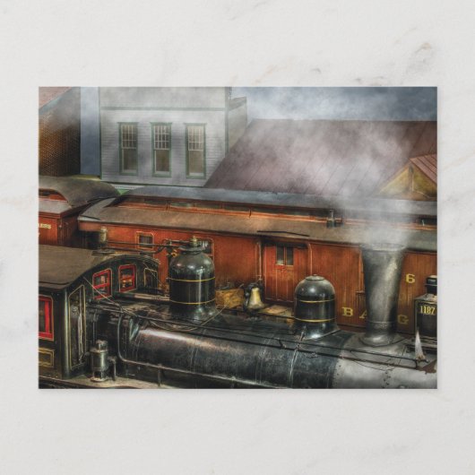 Zug - Bahnhof II Postkarte (Vorderseite)