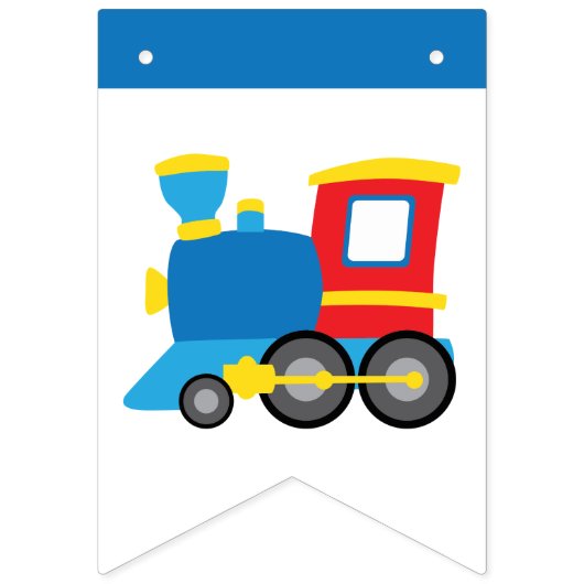 Zug Birthday Bunting-Banner Wimpelkette (Erste Fahne)