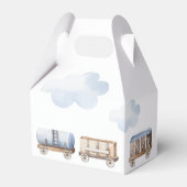 Zug Birthday Chugga Chugga Zwei Gefälligkeitsbox Geschenkschachtel (Rückseite)