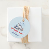 Zug Birthday Circle Runde Tag Chugga Chugga Geschenkanhänger (Beispiel)