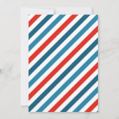 Zug Birthday Einladung Chugga Chugga zwei Zug (Rückseite)