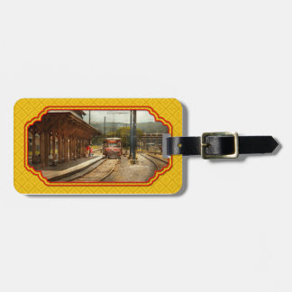 Zug - Boarding der Scranton Trolley Gepäckanhänger