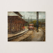 Zug - Boarding der Scranton Trolley Puzzle (Horizontal)