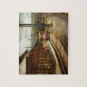 Zug - Boarding der Scranton Trolley Puzzle (Vertikal)