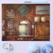 Zug - Büro - Fenster der Karteninhaber Flyer (Einzeln)