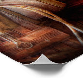 Zug - Büro - Fenster der Karteninhaber Poster (Ecke)