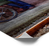 Zug - Caboose - Ende der Strecke Poster (Ecke)