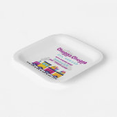 Zug Chugga Choo Cartoon jedes Lebensalter Pappteller (Gewinkelt)