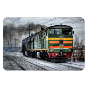 Zug-Dampf-Eisenbahn Steampunk Motor-Schicksal Magnet