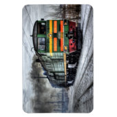 Zug-Dampf-Eisenbahn Steampunk Motor-Schicksal Magnet (Vertikal)