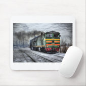 Zug-Dampf-Eisenbahn Steampunk Motor-Schicksal Mousepad (Mit Mouse)