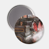 Zug - Dampf Gelassen Magnet (Vorderseite/Rückseite)