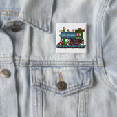 Zug-Dampf-Motor Choo Choo Buttone Button (Beispiel)