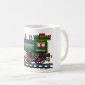 Zug-Dampf-Motor Choo Choo Kaffeetasse (VorderseiteRechts)