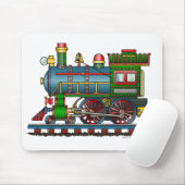 Zug-Dampf-Motor Choo Choo Mausunterlage Mousepad (Mit Mouse)