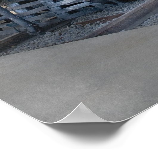 Zug - Dampfloks Poster (Ecke)