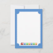 Zug dank Karte (Rückseite)