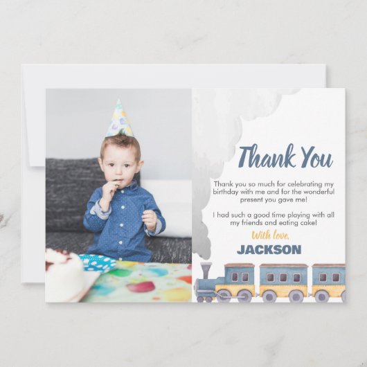 Zug dank Karte Choo Zug (Vorderseite)