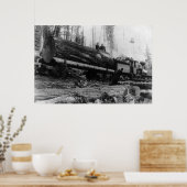 Zug, der Männer und Poster (Küche)