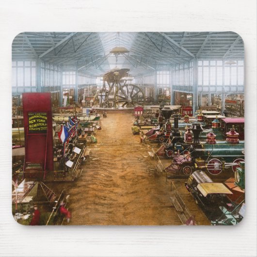 Zug - Der neue Zug riecht 1876 Mousepad (Vorne)