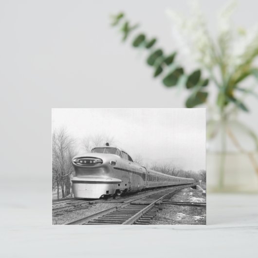 Zug der Zukunft! Postkarte (Stehend Vorderseite)