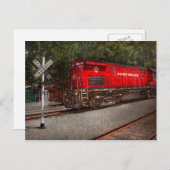 Zug - Diesel - Morristown Erie Postkarte (Vorne/Hinten)