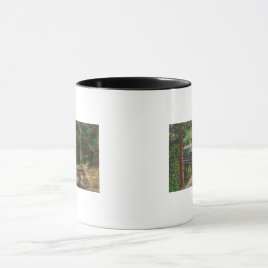 Zug durch den HolzstegMt. Lowe, CA Tasse (Zentrum)