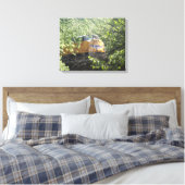Zug durch den Wald Leinwanddruck (Insitu (Schlafzimmer))