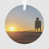 Zug durch einen Grain Elevator Ornament (Rückseite)